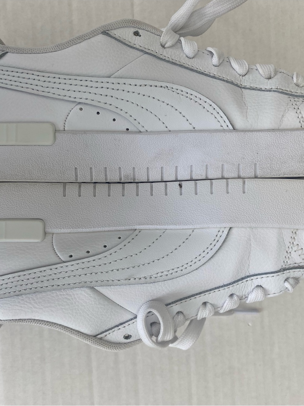 PUMA Jada Renew “Court Sneaker” Women's Retro Tennis Shoe Sz 8 - Picture 4 of 8